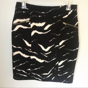Printed Pencil Skirt
